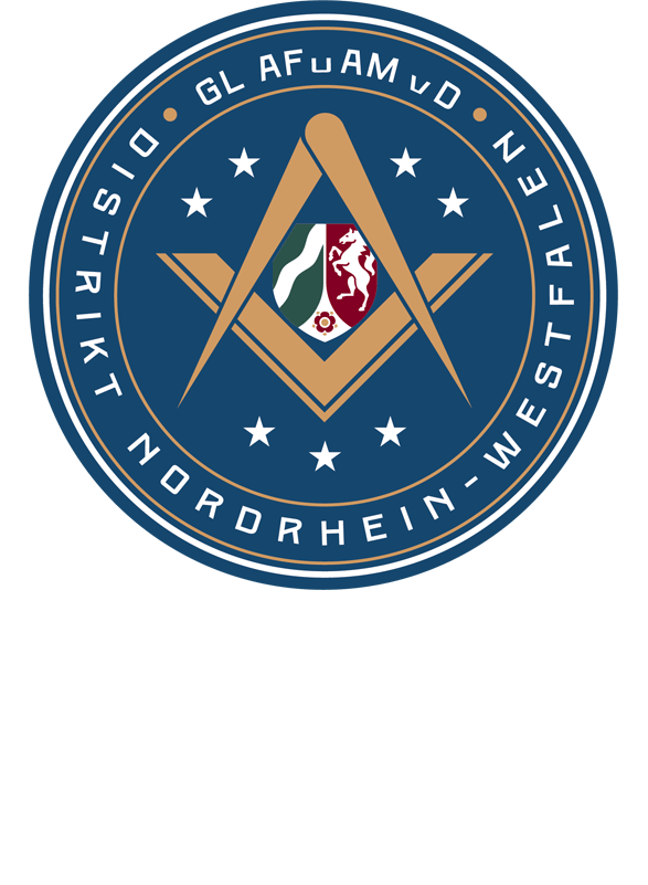 Distrikt NRW - Freimaurer in Nordrhein Westfalen - Logo Footer