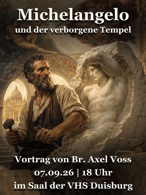 Veranstaltungshinweis: Michelangelo und der verborgene Tempel – VHS Duisburg